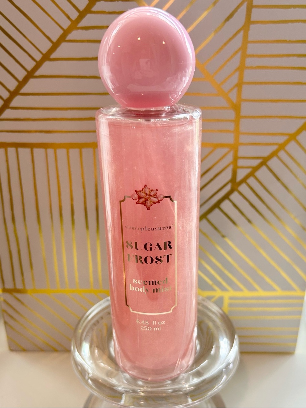 ✨🍬 Simple Pleasures Sugar Frost Shimmer Body Finish Full Size NIB 🍬